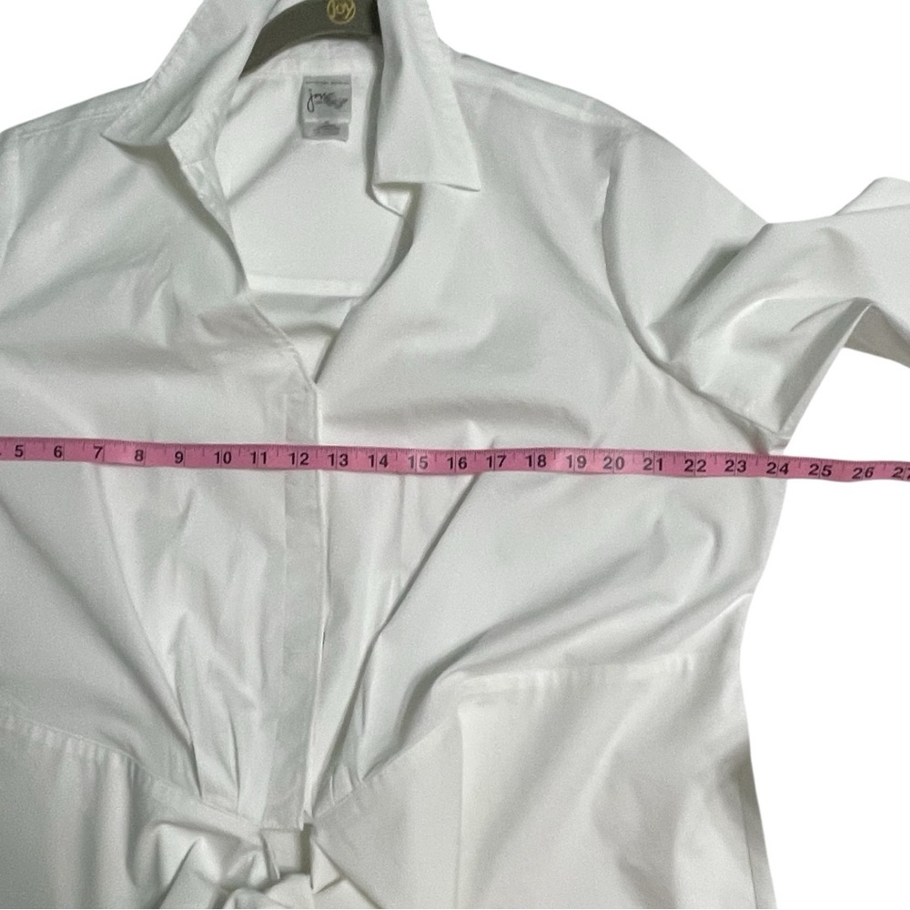 Just My Size Classic White Blouse - Picture 8 of 12